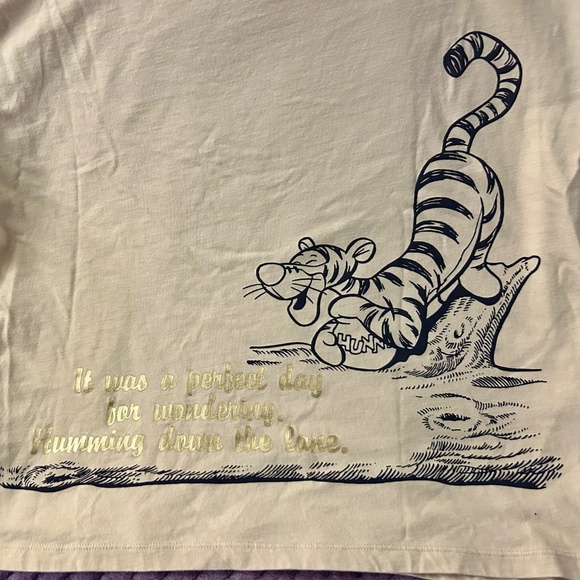 Disney x Uniqlo Winnie the Pooh Piglet Tigger Woman XL shirt Honey Heaven - Picture 5 of 6